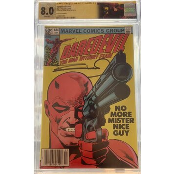 Marvel Comics Daredevil #184 (1982) CGC 8.0 Signed: Frank Miller