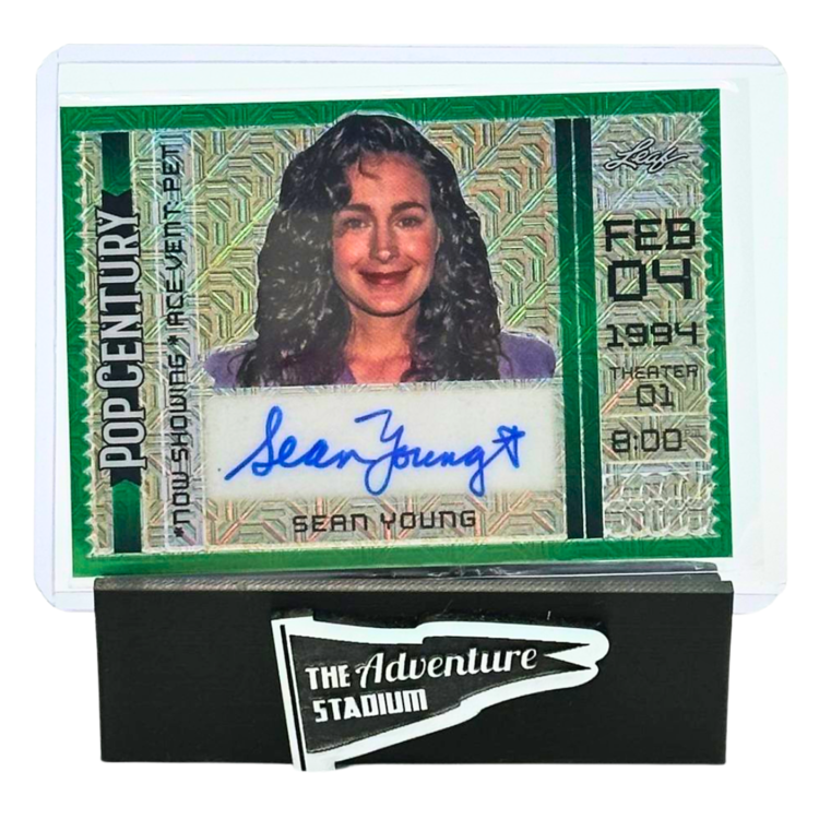 The Adventure Stadium 2024 Leaf Pop Century Sean Young Autograph "Now Showing" 1/1