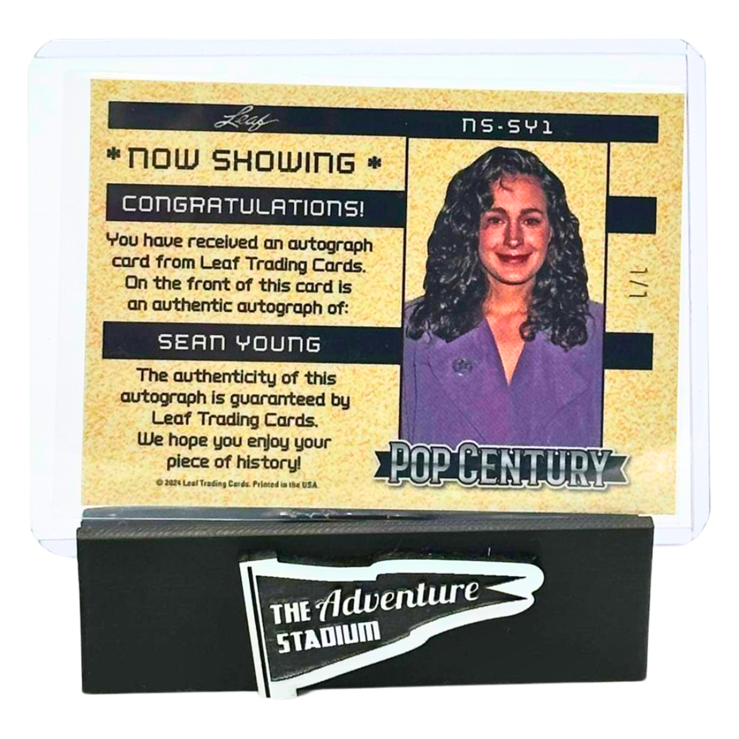2024 Leaf Pop Century Sean Young Autograph 