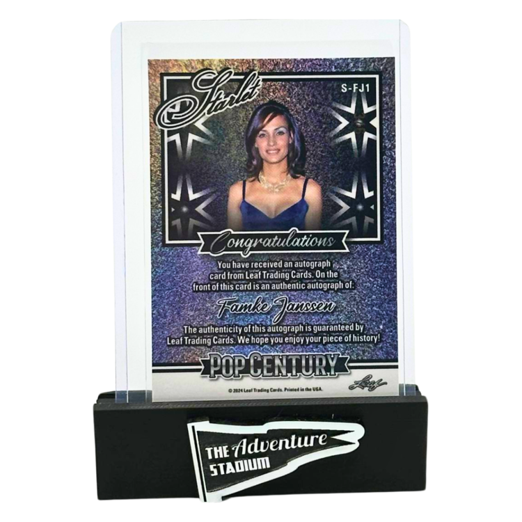 The Adventure Stadium 2024 Leaf Pop Century "Starlet" Famke Janssen Autograph 3/6