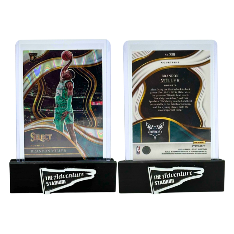 The Adventure Stadium 2023-24 Select Brandon Miller Seismic Silver