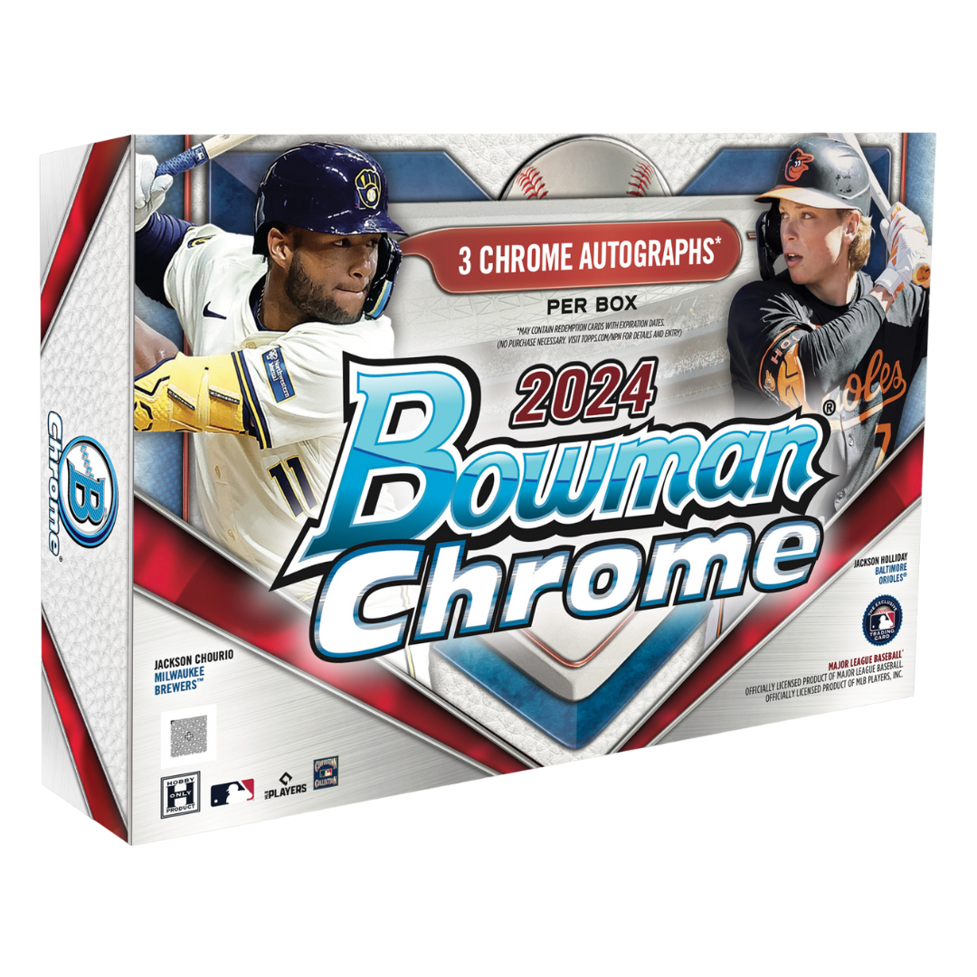 The Adventure Begins 2024 Bowman Chrome Baseball HTA Hobby Box The