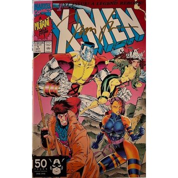 Marvel Comics X-Men #1 (1991)  Signed: Jim Lee w/ COA - Gambit cover