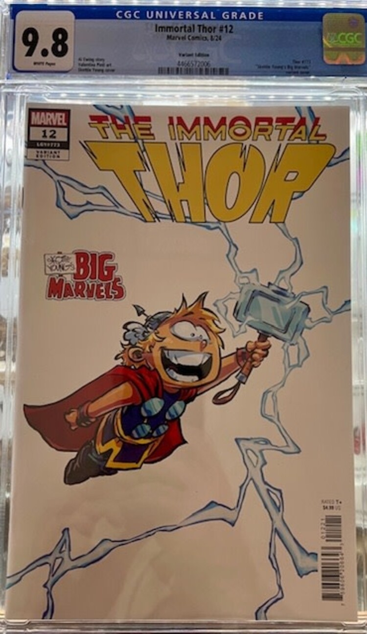 Marvel Comics Immortal Thor #12 (2024) CGC 9.8 Skottie Young