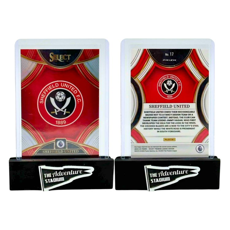 The Adventure Stadium 2023 Panini Select Soccer Sheffield United Club Logo