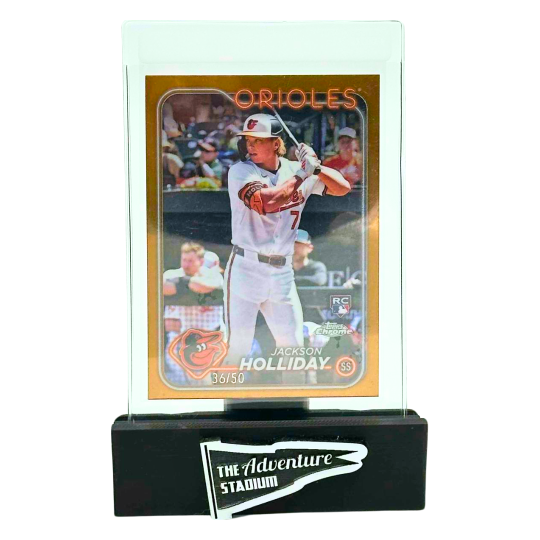 The Adventure Begins 2024 Topps Chrome Jackson Holliday /50 The