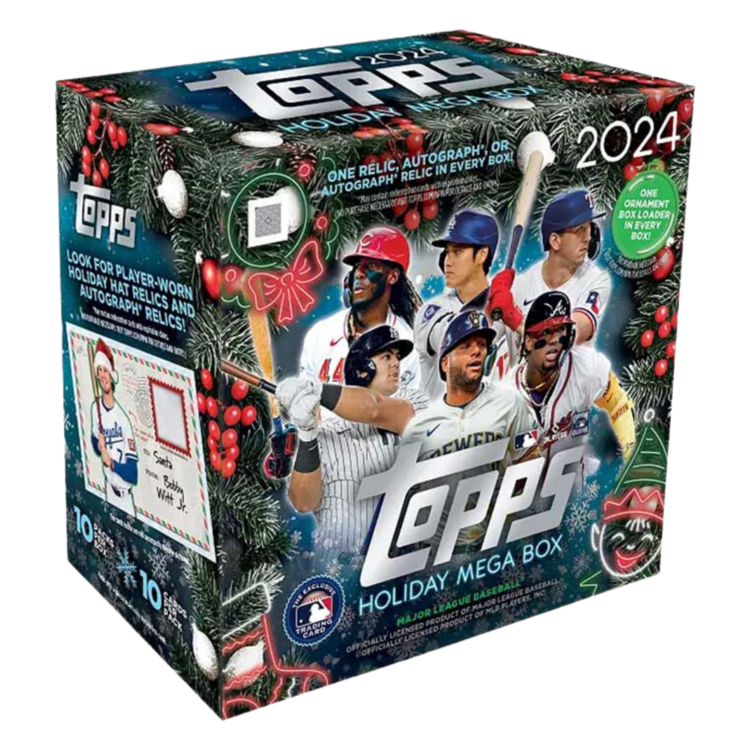 The Adventure Begins 2024 Topps Holiday Baseball Mega Box The