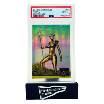 The Adventure Stadium 2024 Flair Marvel Thena Iridescence PSA 10