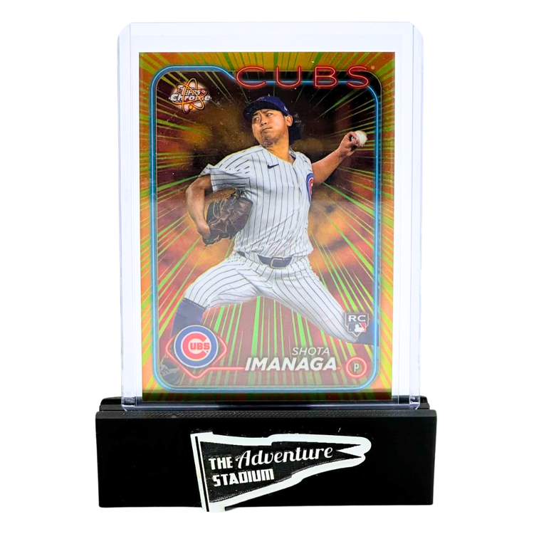 The Adventure Begins 2024 Topps Chrome S. Imanaga Radiating Rookies