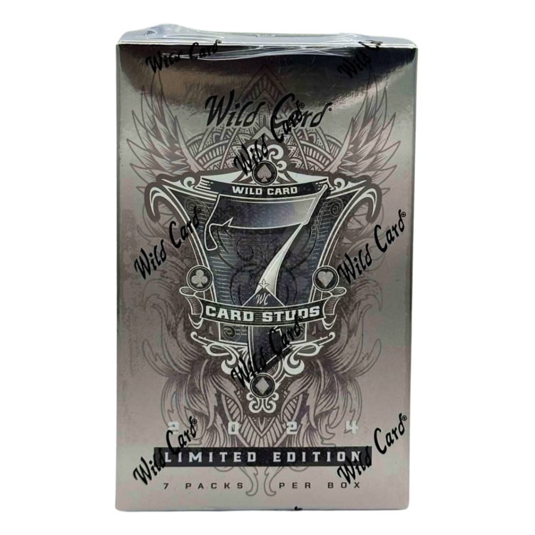 Wild Card 2024 Wild Card 7 Card Stud High Stakes Football Hobby Box