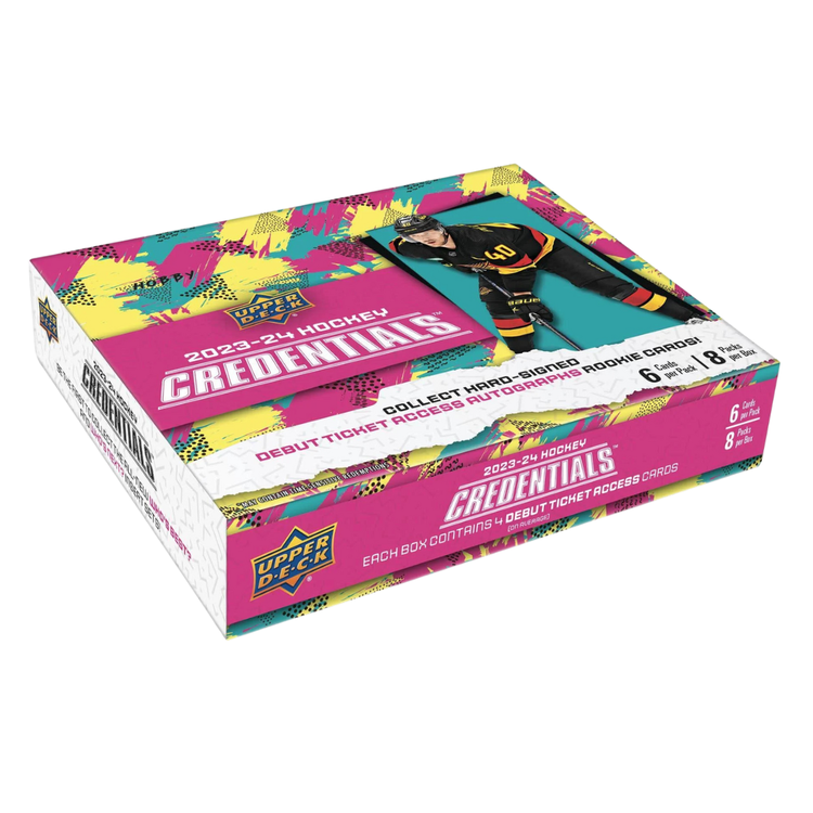 Upper Deck 2023-24 Upper Deck Credentials Hockey Hobby Box