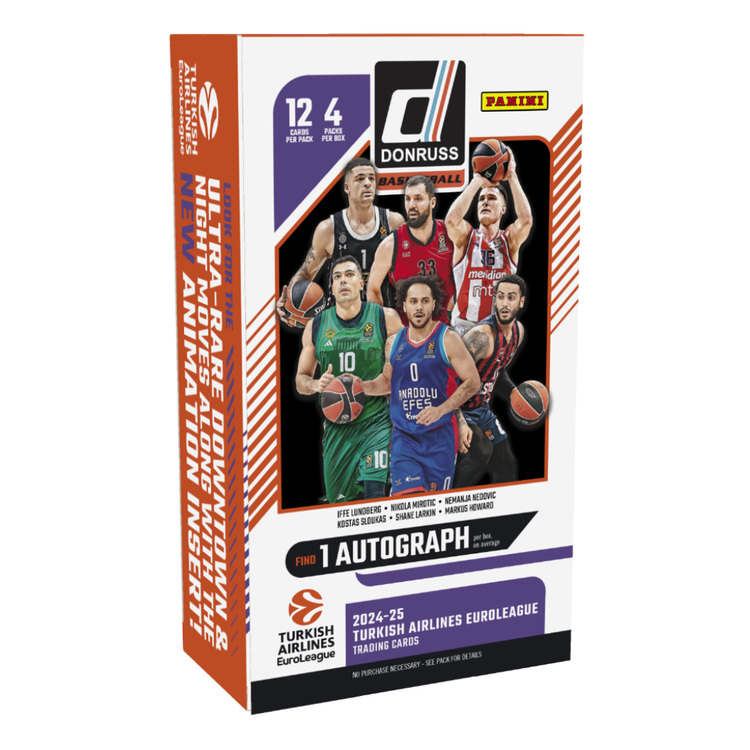 Panini America 2024-25 Panini Donruss Euroleague Basketball Hobby Box