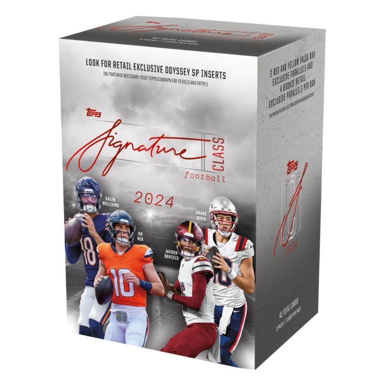 Topps 2024 Topps Signature Class Football Value Box SE