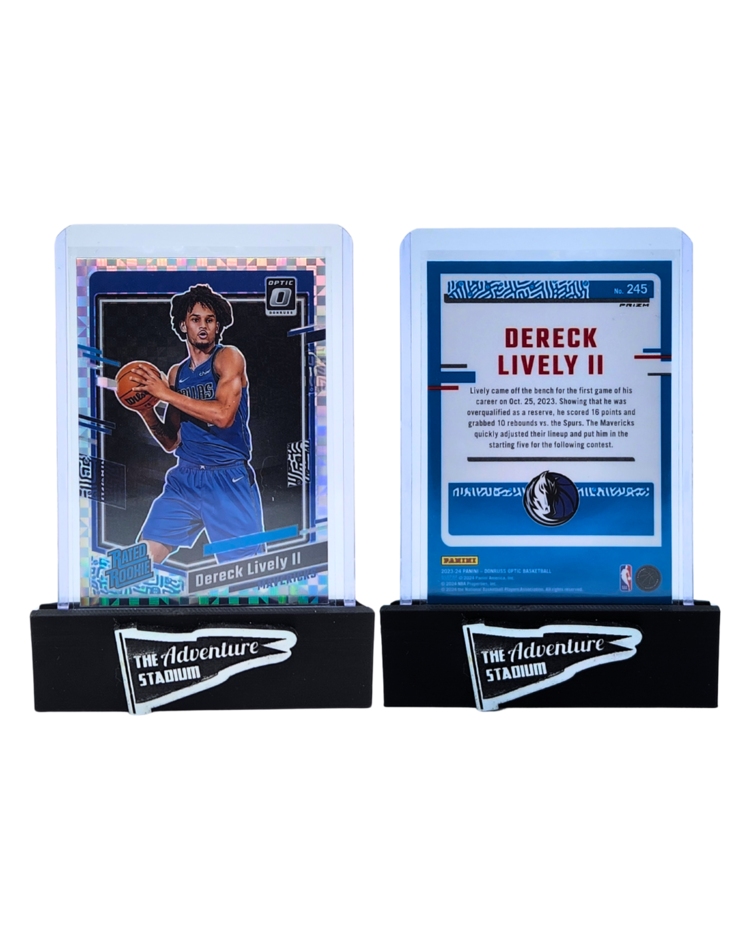 The Adventure Stadium 2023-24 Panini Donruss Optic Dereck Lively II Checkerboard