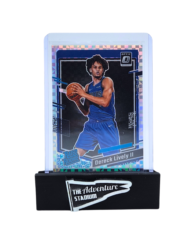 The Adventure Stadium 2023-24 Panini Donruss Optic Dereck Lively II Checkerboard