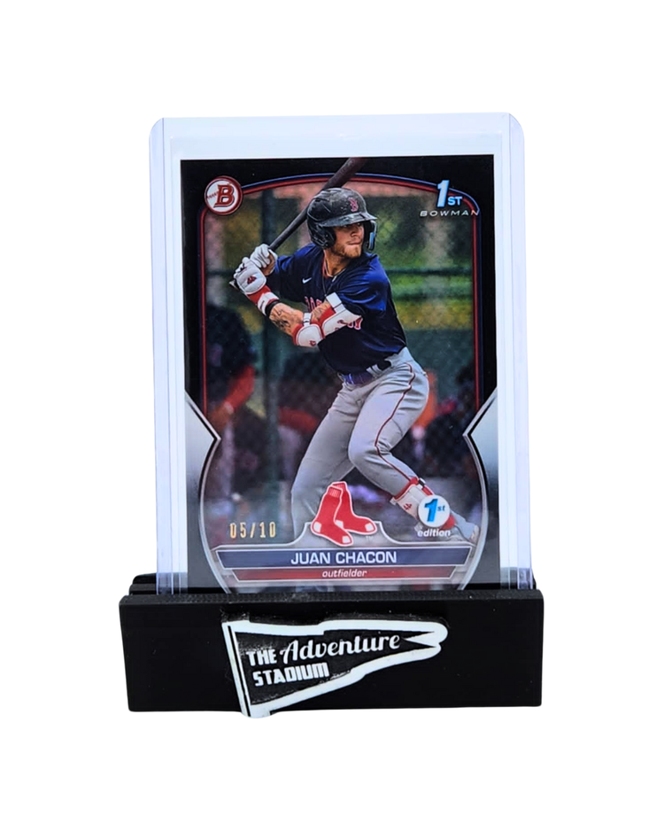 The Adventure Stadium 2023 Topps Bowman Juan Chacon Black 05/10