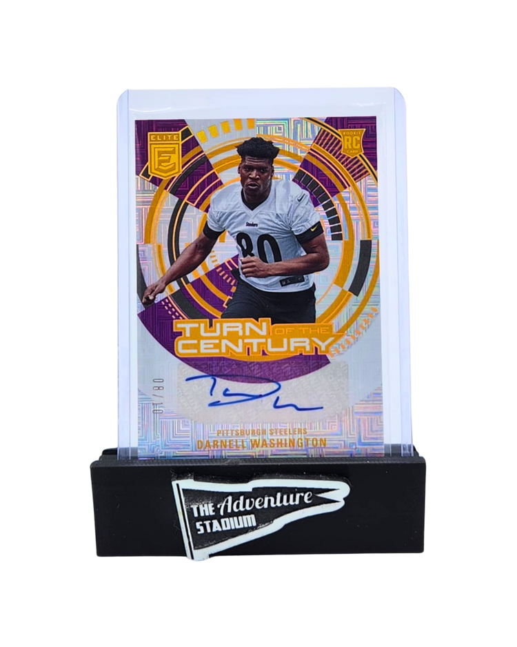 The Adventure Stadium 2023 Panini Donruss Elite Darnell Washington Autograph 08/10