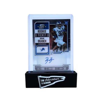 The Adventure Stadium 2023 Panini Contenders Optic Brian Branch Autograph