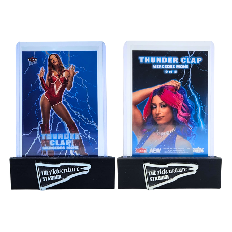 The Adventure Stadium 2025 Upper Deck Fleer Mercedes Mone Thunder Clap