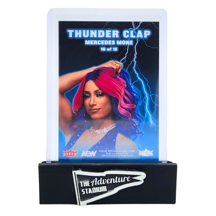 The Adventure Stadium 2025 Upper Deck Fleer Mercedes Mone Thunder Clap