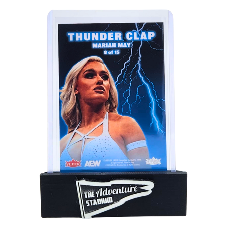The Adventure Stadium 2025 Upper Deck Fleer Mariah May Thunder Clap
