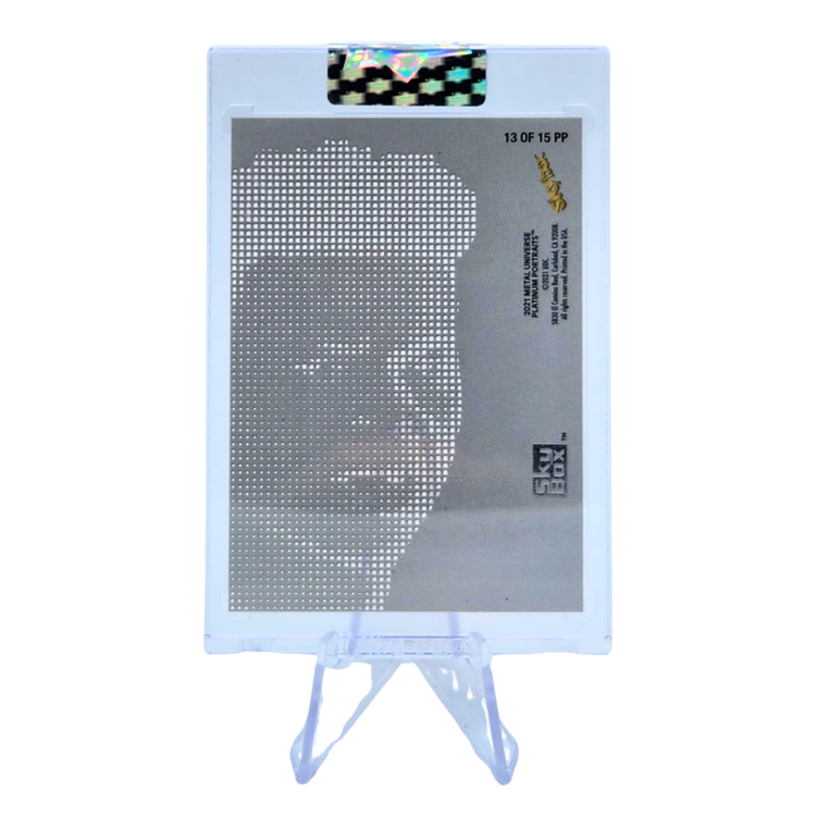 The Adventure Stadium 2021 UD Metal Universes Platinum Portraits Justin Fields