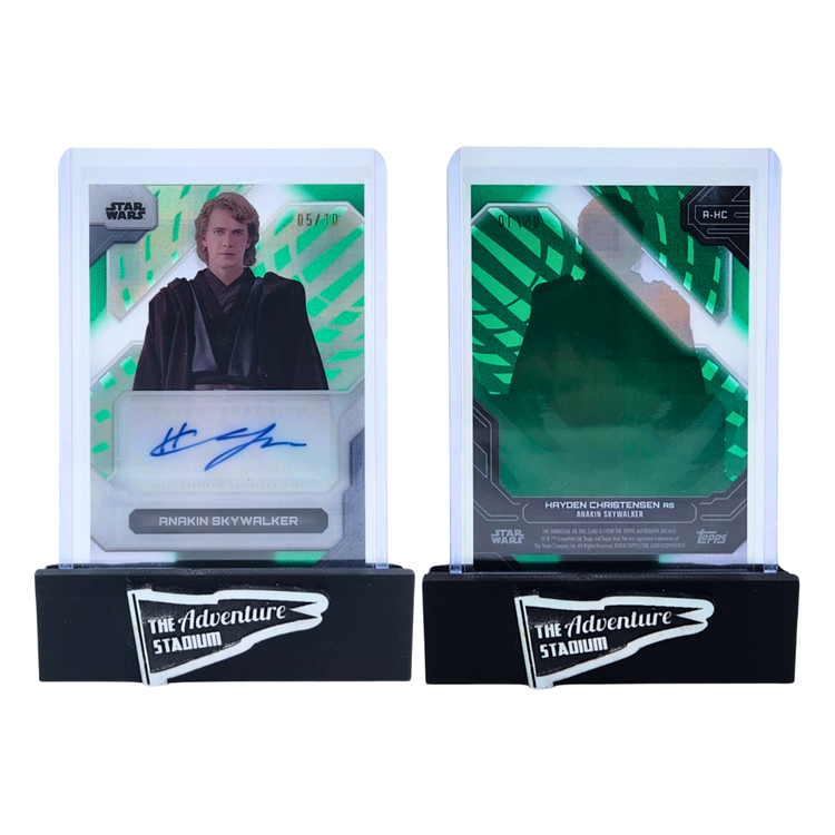 The Adventure Stadium 2024 Topps High Tek Anakin Skywalker Autograph Green 05/10