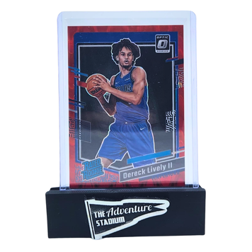 The Adventure Stadium 2023-24 Panini Donruss Optic Dereck Lively II Red Raywave 029/130