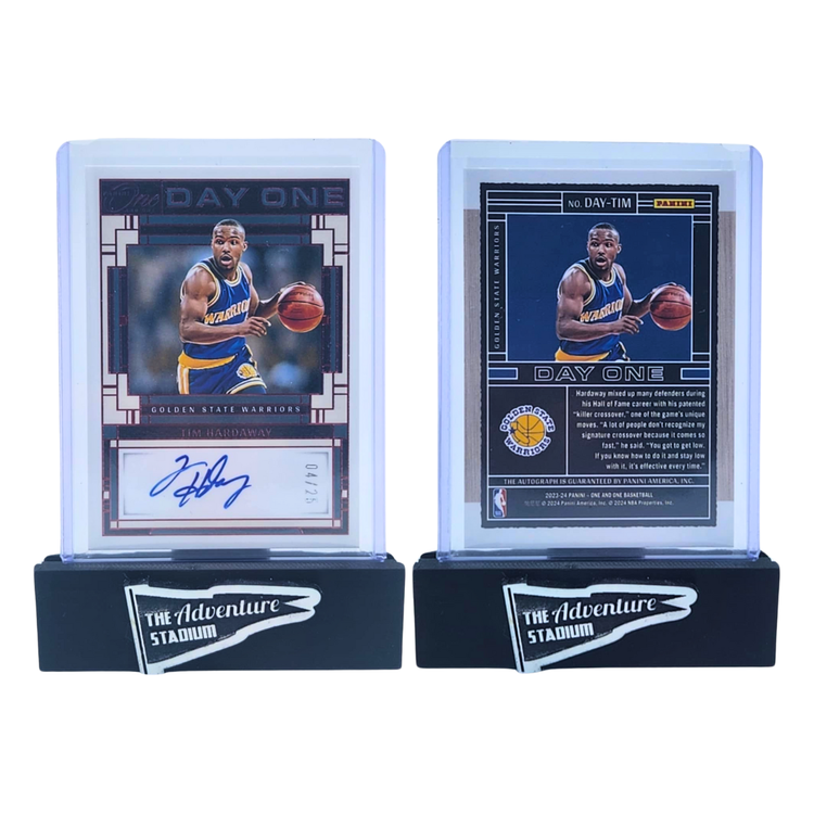 The Adventure Stadium 2023-24 Panini One & One Tim Hardaway Autograph Day One 04/25