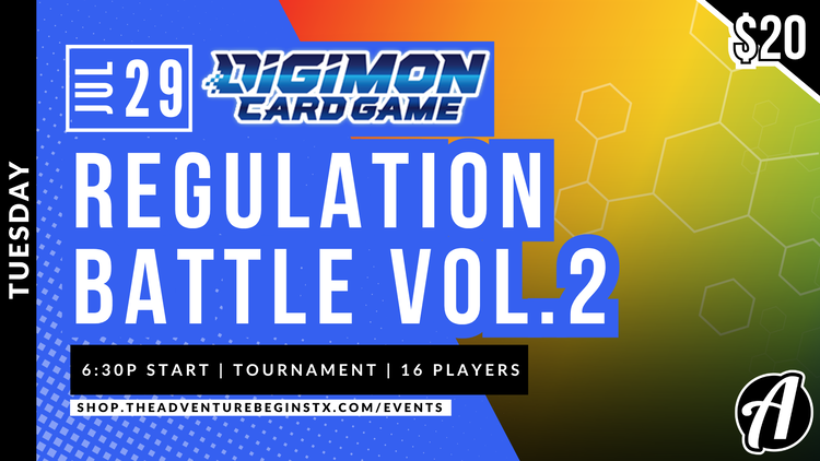 Bandai TAB Digimon Vol. 2 Regulation Battle