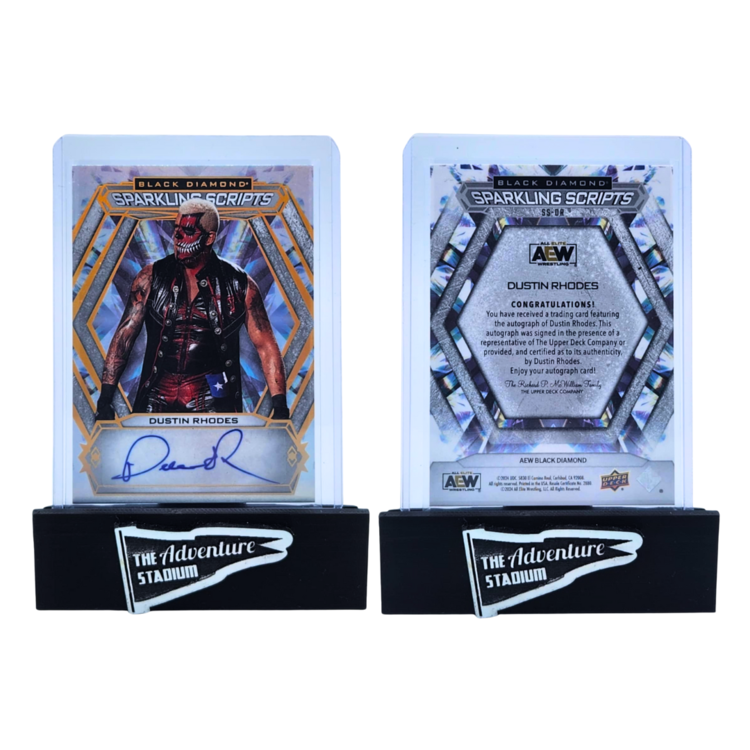 The Adventure Stadium 2024 Upper Deck Black Diamond AEW Dustin Rhodes Autograph