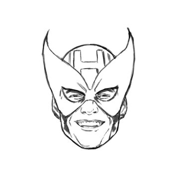 Marvel Comics BLACK WIDOW AND HAWKEYE #1 (1:50) HAWKEYE SKETCH