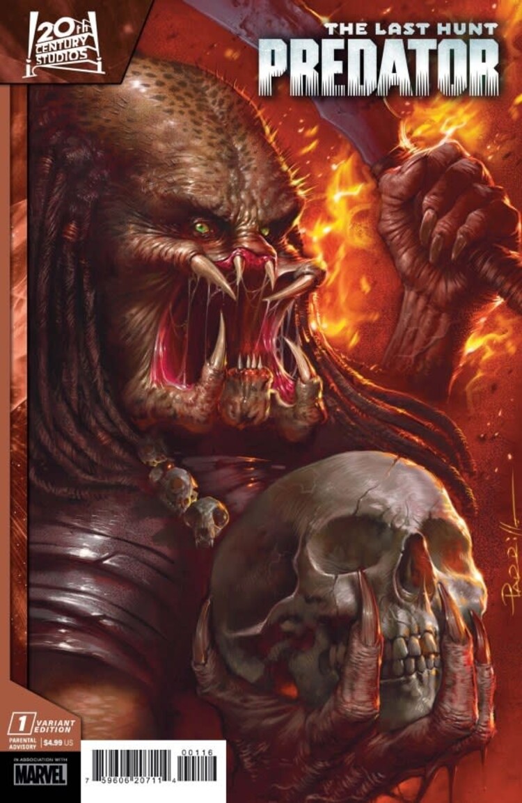 Marvel Comics PREDATOR LAST HUNT #1 (1:25) PARRILLO