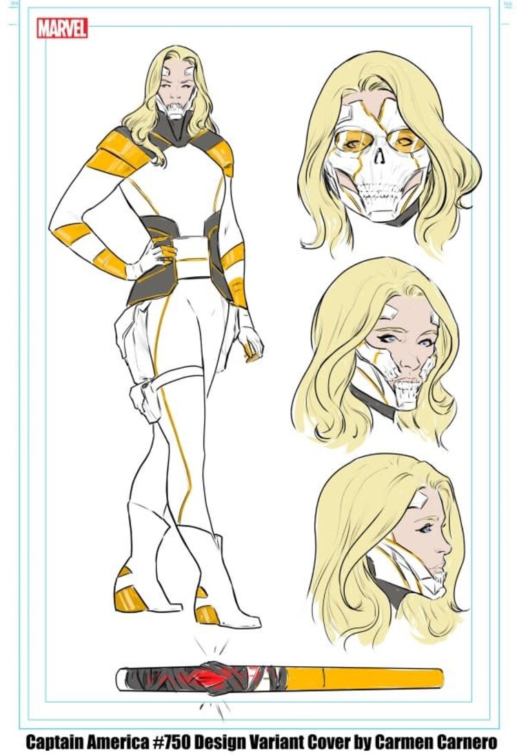 Marvel Comics CAPTAIN AMERICA #750 (1:10) CARNERO DESIGN