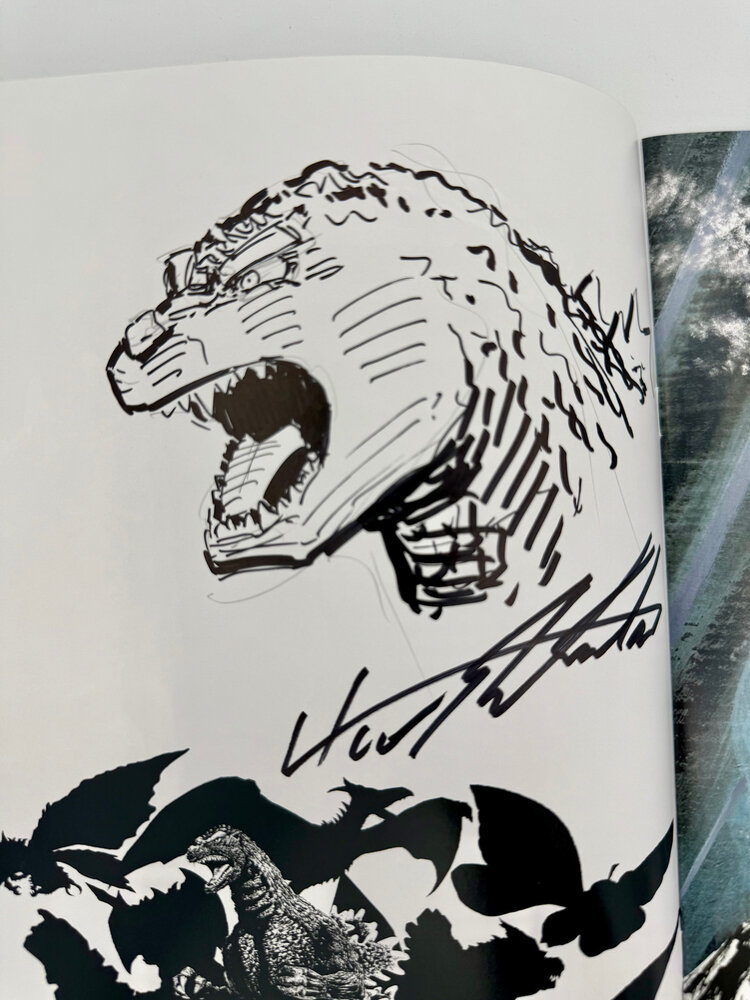 Godzilla Sketch 2 (Godzilla) Signed & Sketch: Kanatani