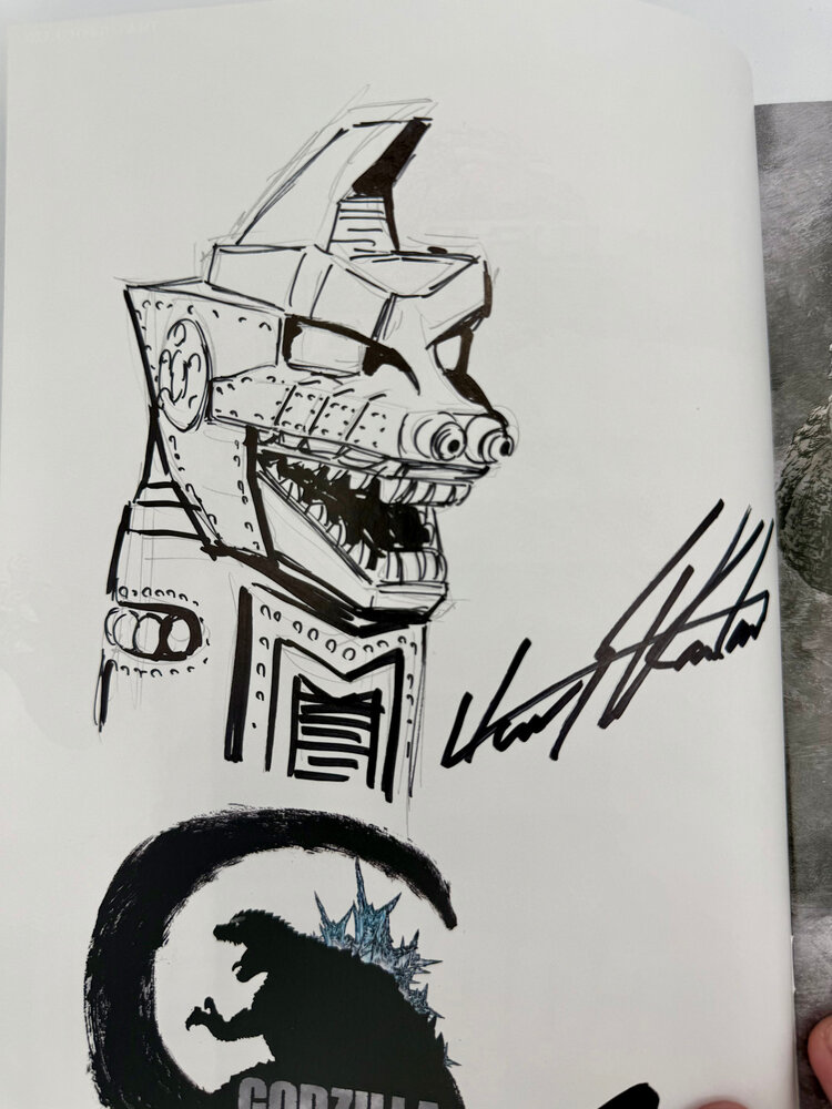 Godzilla Sketch 1.0 (MechaGodzilla) Signed & Sketch: Kanatani