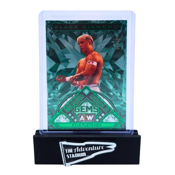 The Adventure Stadium 2024 UD AEW Black Diamond Kyle Fletcher Green 04/10