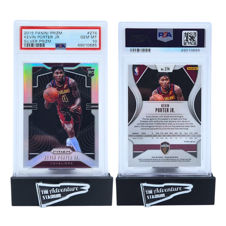 The Adventure Stadium 2019 Panini Prizm Kevin Porter Jr. Silver PSA 10