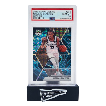 The Adventure Stadium 2019 Panini Mosaic Nicolas Claxton Genesis PSA 10