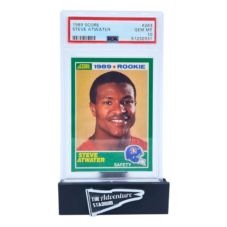 The Adventure Stadium 1989 Score Steve Atwater PSA 10