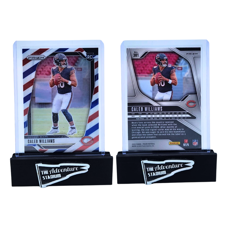 The Adventure Stadium 2024 Panini Prizm Caleb Williams Red, White, & Blue