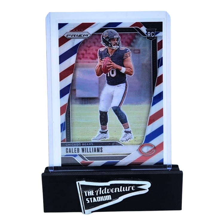 The Adventure Stadium 2024 Panini Prizm Caleb Williams Red, White, & Blue