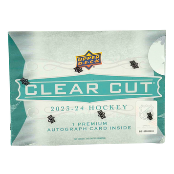Upper Deck 2023-24 Upper Deck Clear Cut Hockey Hobby Box