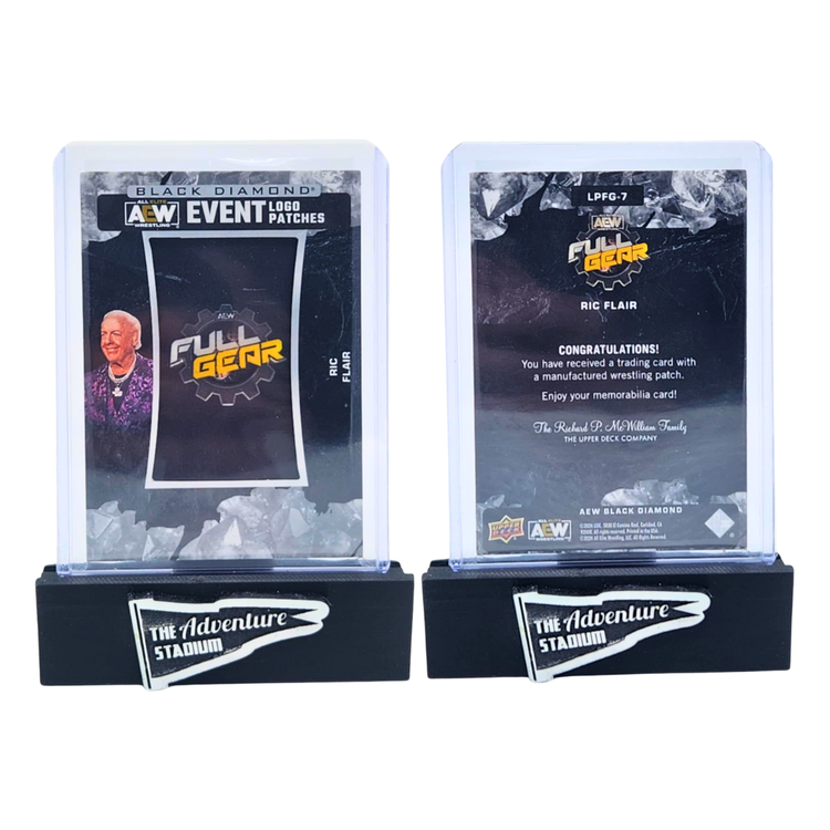 The Adventure Stadium 2024 UD AEW Black Diamond Ric Flair Patch