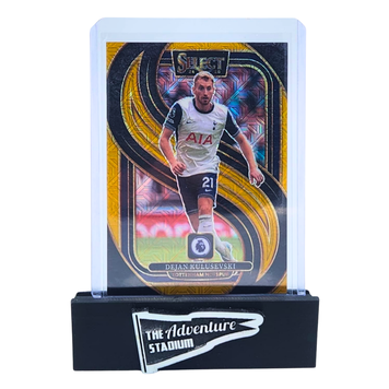 The Adventure Stadium 2024-25 Panini Select Premier League Dejan Kulusevski Gold 04/10