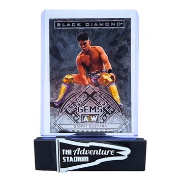 The Adventure Stadium 2024 UD AEW Black Diamond Sammy Guevara Gems Silver 52/99