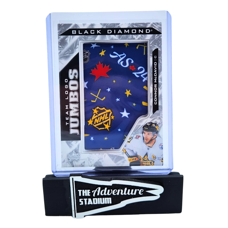 The Adventure Stadium 2024-25 UD Black Diamond Hockey Connor McDavid Patch