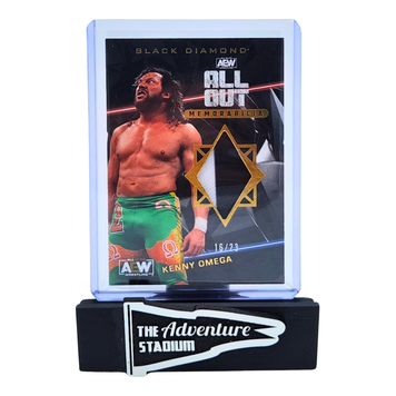 The Adventure Stadium 2024 UD AEW Black Diamond Kenny Omega Patch 16/23