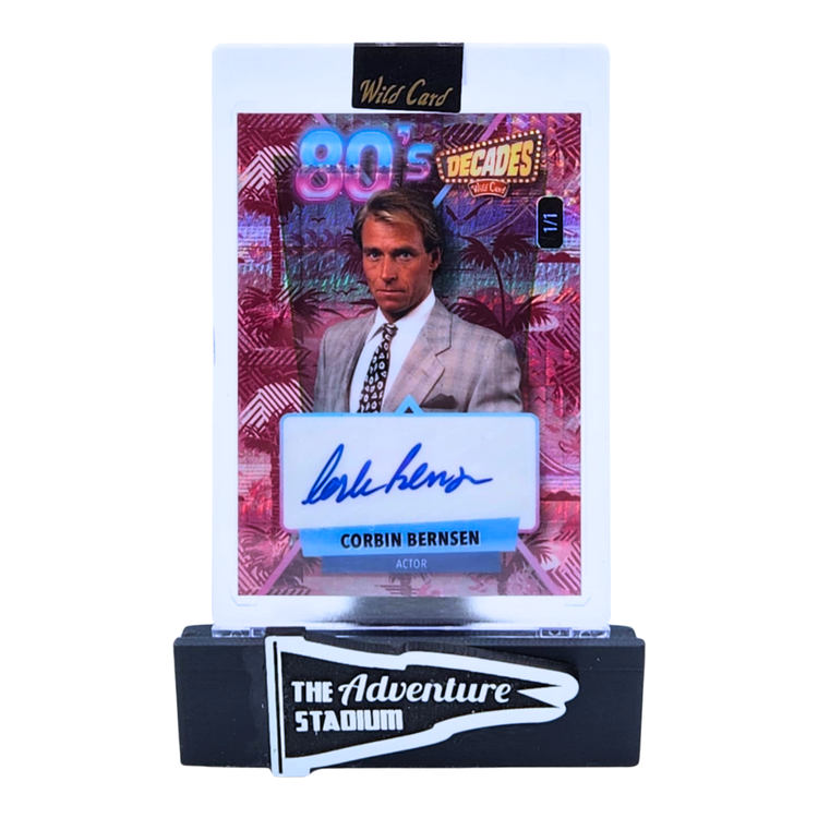 The Adventure Stadium 2024 Wild Card Decades Corbin Bernsen Autograph 1/1