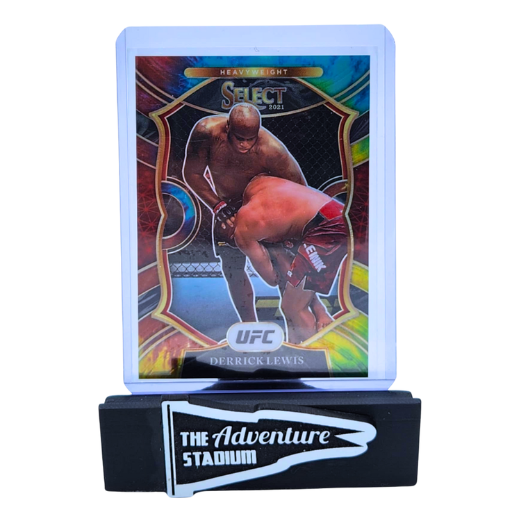 The Adventure Stadium 2021 Panini Select UFC Derrick Lewis Tie Dye 10/25